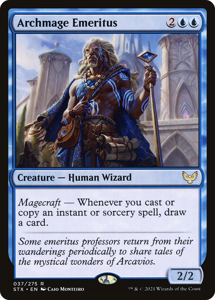 Archmage Emeritus (STX-037) - [Strixhaven: School of Mages] Foil