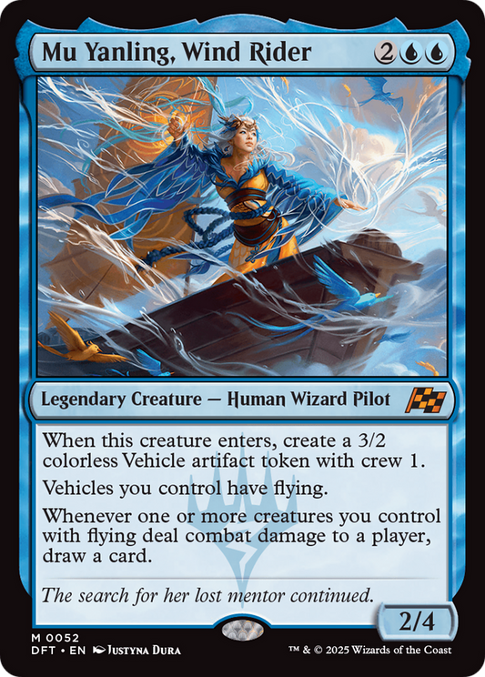 Mu Yanling, Wind Rider (DFT-052) - [Aetherdrift] Foil
