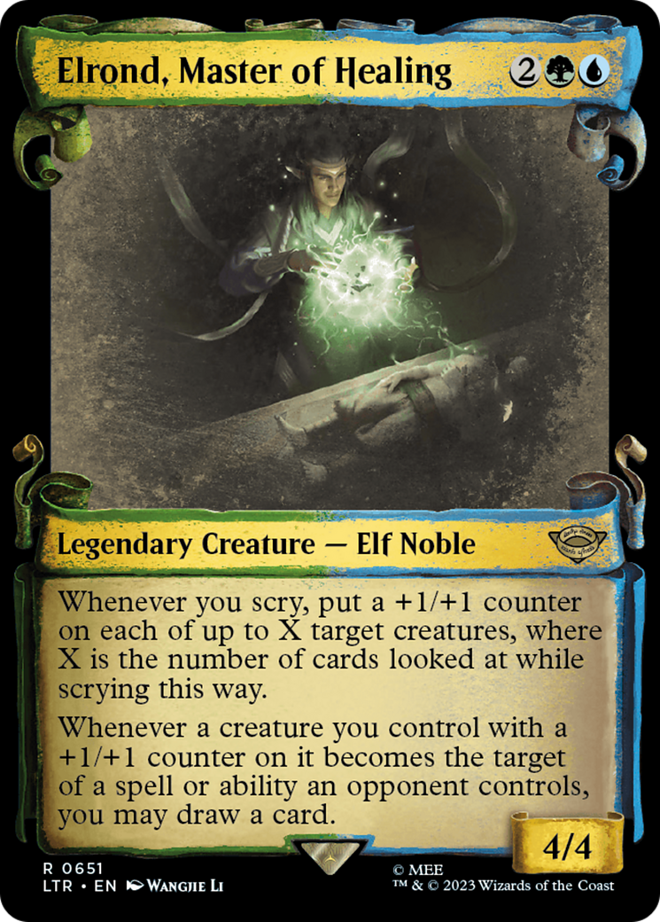 Elrond, Master of Healing (LTR-651) - [The Lord of the Rings: Tales of Middle-earth]: (Showcase)