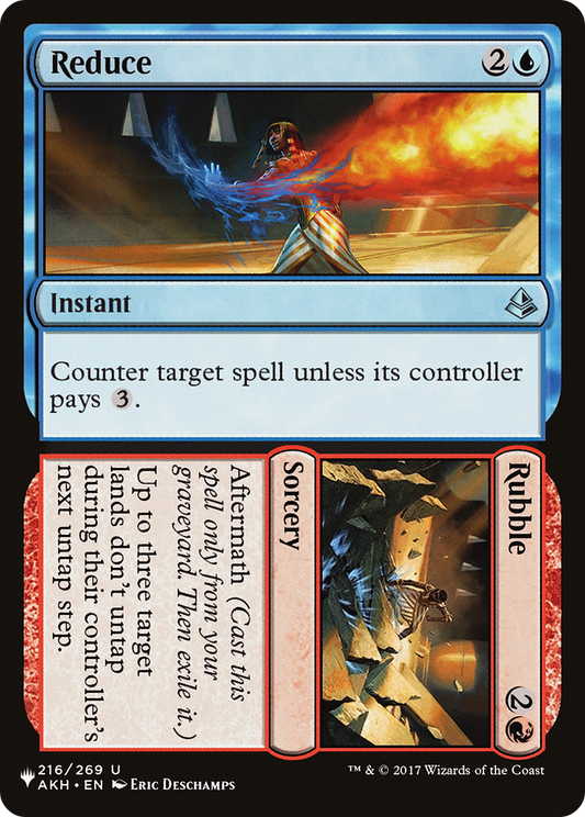 Reduce // Rubble (LIST-AKH-216) - [The List]