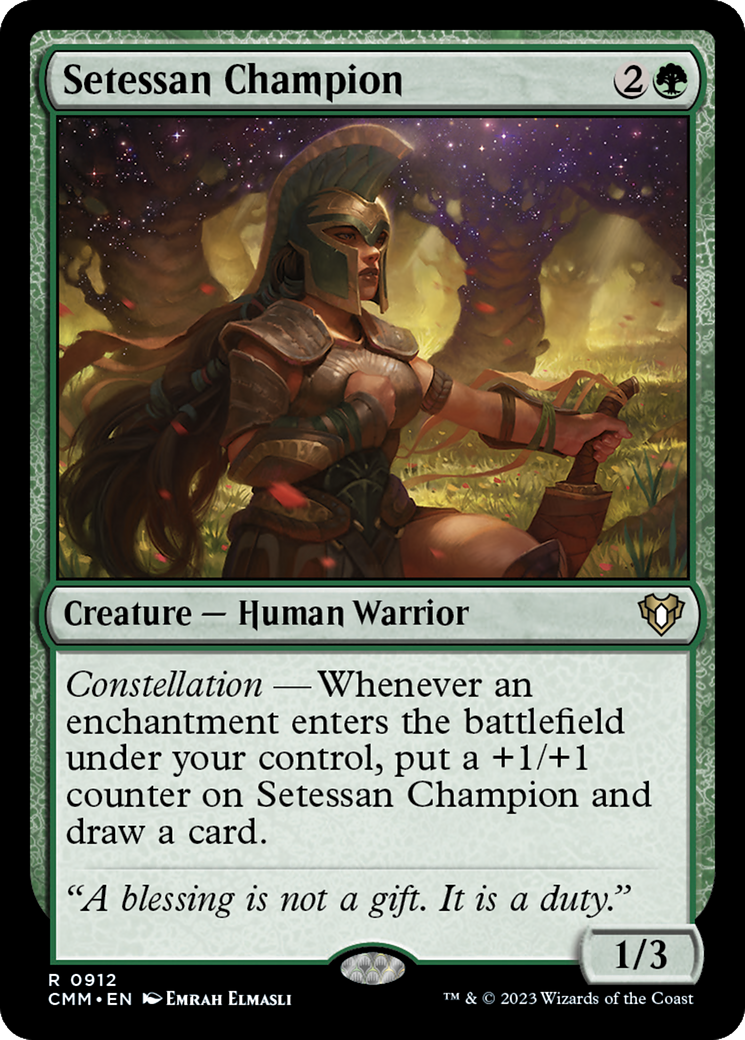 Setessan Champion (CMM-912) - [Commander Masters]
