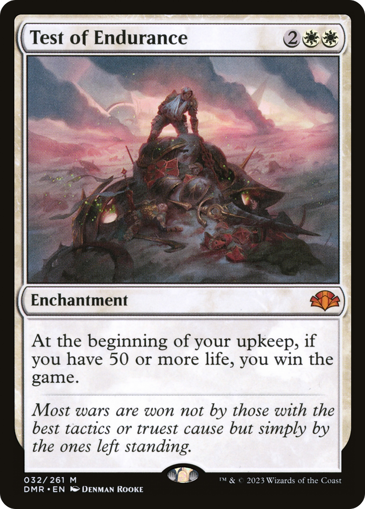 Test of Endurance (DMR-032) - [Dominaria Remastered] Foil