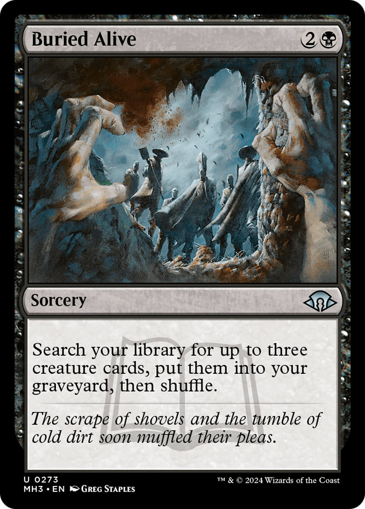 Enterré vivant (MH3-273) - [Modern Horizons 3] Foil 