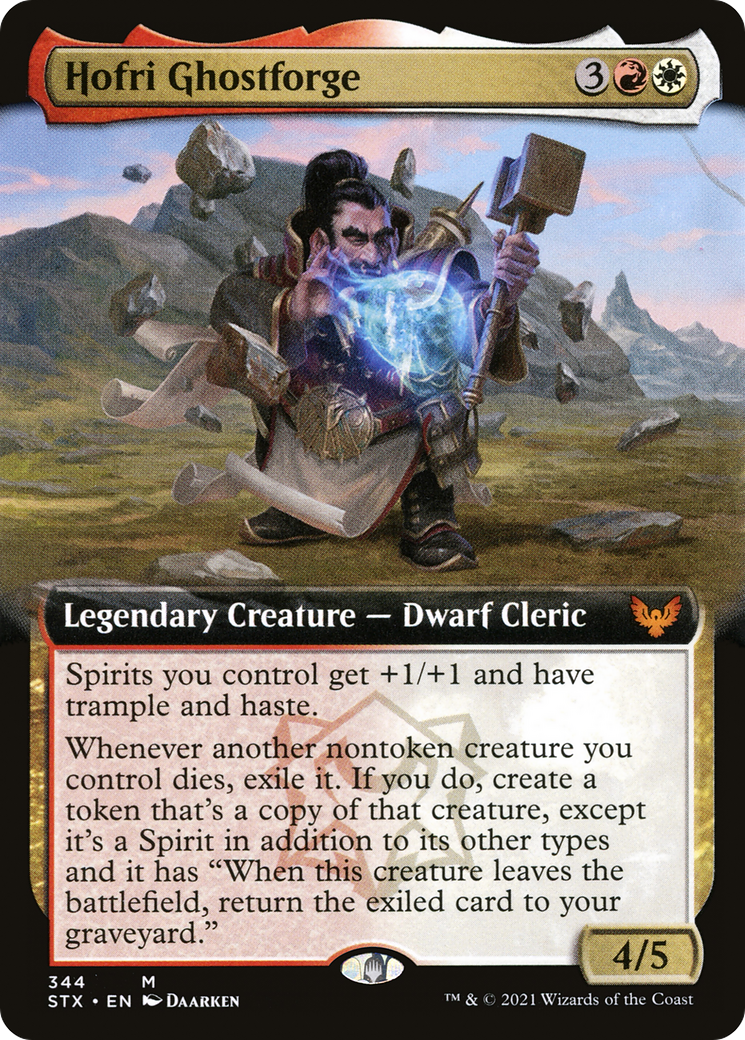 Hofri Ghostforge (Extended Art) (STX-344) - [Strixhaven: School of Mages]: (Extended Art) Foil
