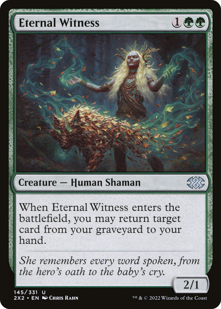 Eternal Witness (2X2-145) - [Double Masters 2022] Foil