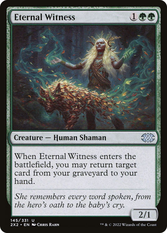 Eternal Witness (2X2-145) - [Double Masters 2022]