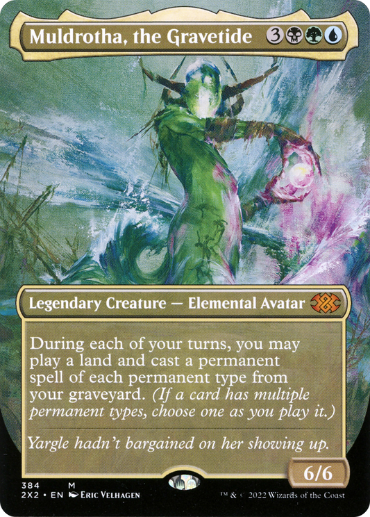 Muldrotha, the Gravetide (2X2-384) - [Double Masters 2022] (Borderless) Foil