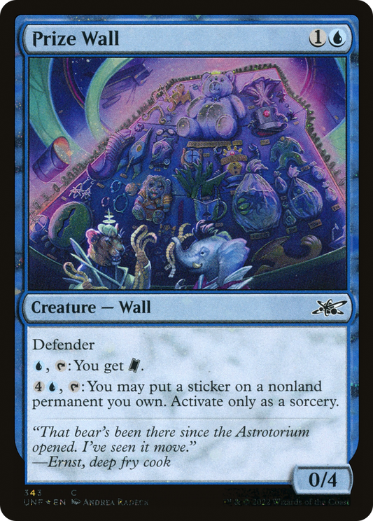 Prize Wall (UNF-343) - [Unfinity] Foil