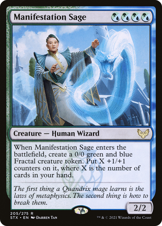 Manifestation Sage (STX-205) - [Strixhaven: School of Mages]