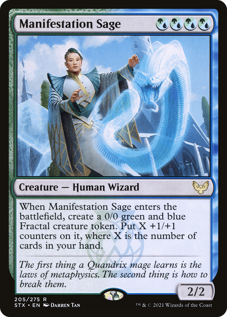 Manifestation Sage (STX-205) - [Strixhaven: School of Mages] Foil