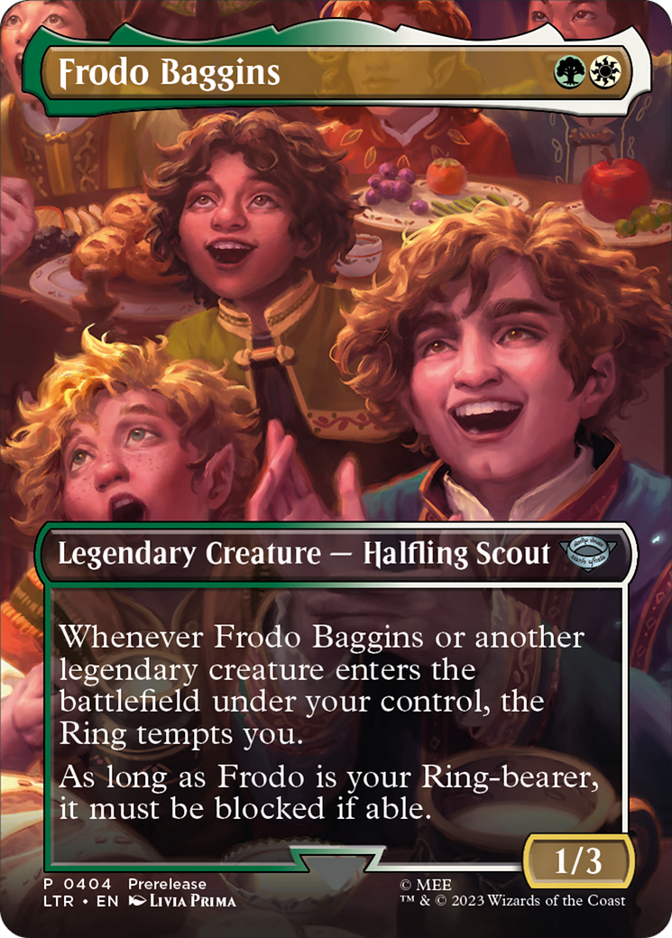 Frodo Baggins (LTR-404) - [The Lord of the Rings: Tales of Middle-earth] (Borderless) Foil