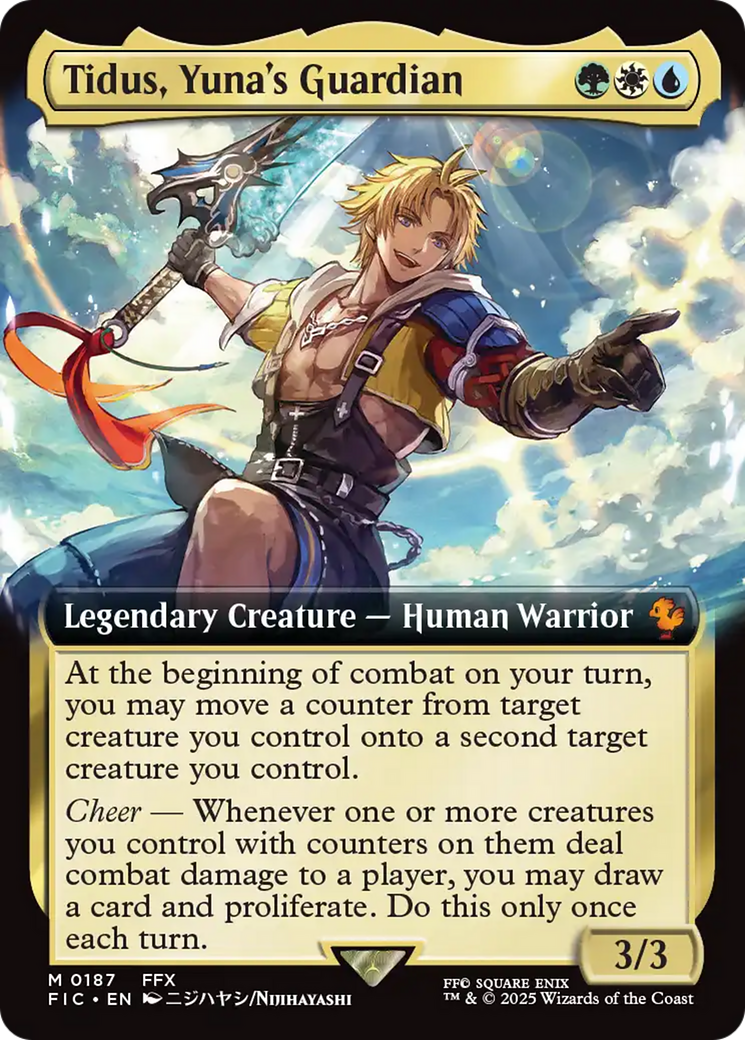 Tidus, Yuna's Guardian (Extended Art) (FIC-187) - [Commander: FINAL FANTASY]: (Extended Art) Foil