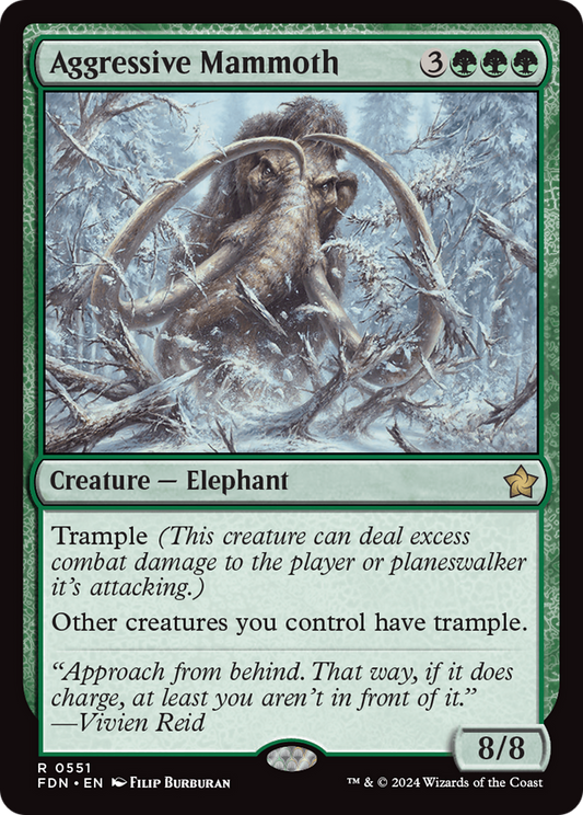 Aggressive Mammoth (FDN-551) - [Foundations]