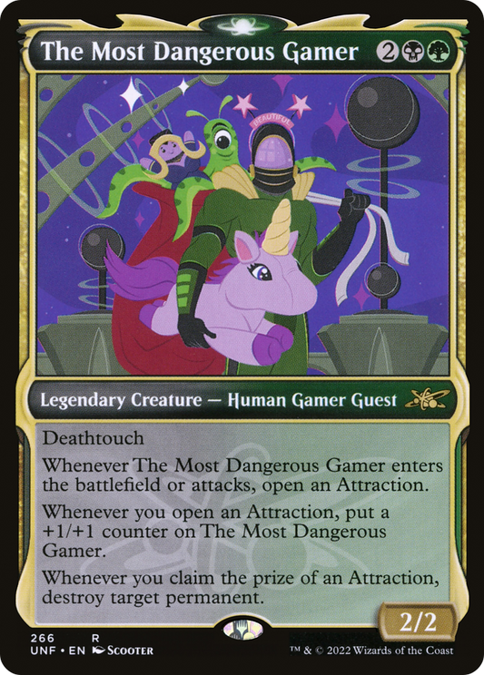 The Most Dangerous Gamer (UNF-266) - [Unfinity]: (Showcase) Foil