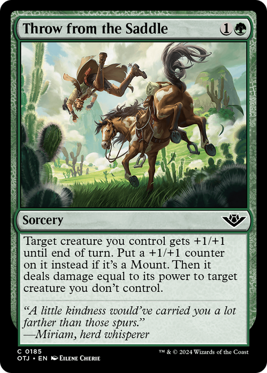 Throw from the Saddle (OTJ-185) - [Outlaws of Thunder Junction] Foil