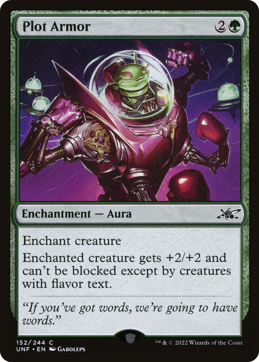Plot Armor (UNF-152) - [Unfinity] Foil