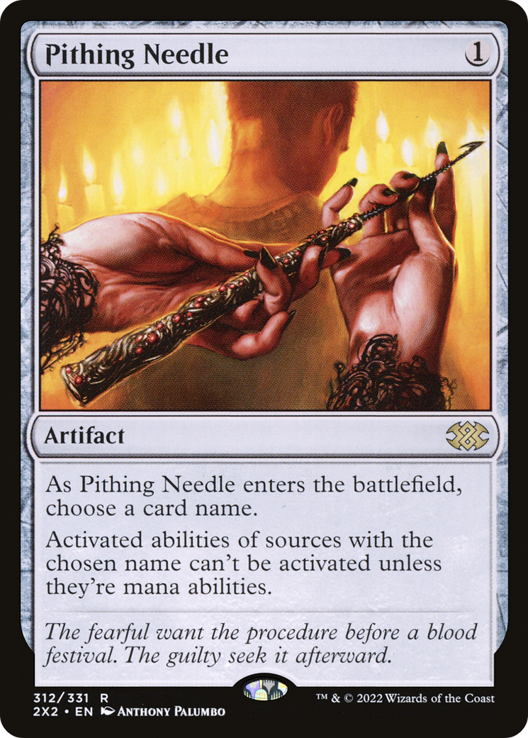 Pithing Needle (2X2-312) - [Double Masters 2022] Foil