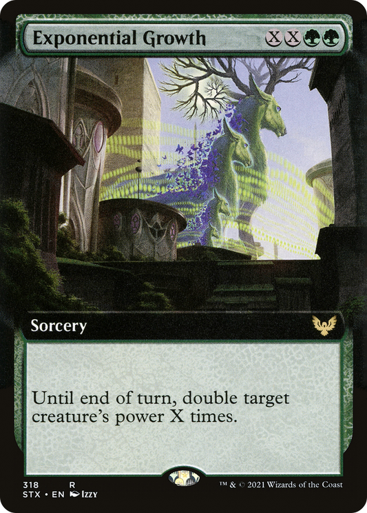 Exponential Growth (Extended Art) (STX-318) - [Strixhaven: School of Mages]: (Extended Art)