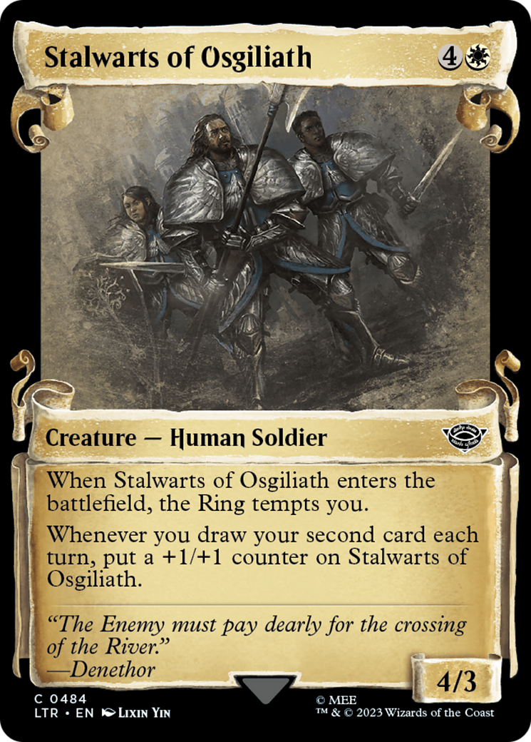Stalwarts of Osgiliath (LTR-484) - [The Lord of the Rings: Tales of Middle-earth]: (Showcase) Foil