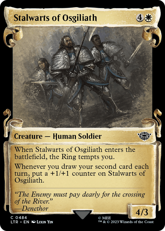 Stalwarts of Osgiliath (LTR-484) - [The Lord of the Rings: Tales of Middle-earth]: (Showcase) Foil