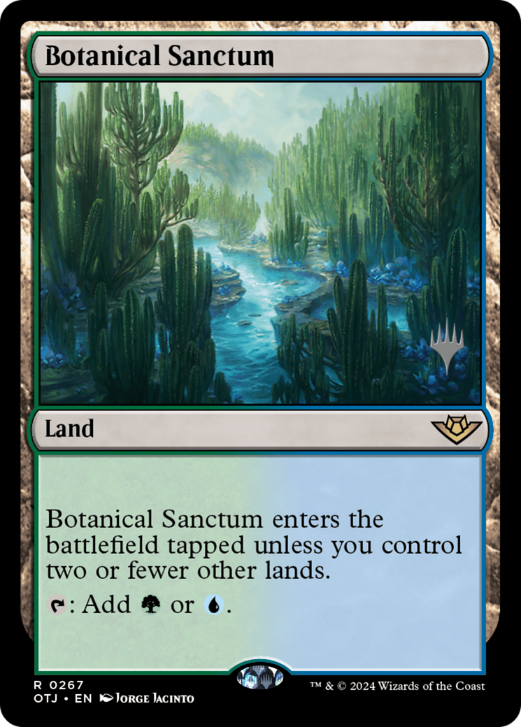 Botanical Sanctum (PPOTJ-267P) - [Outlaws of Thunder Junction Promos]
