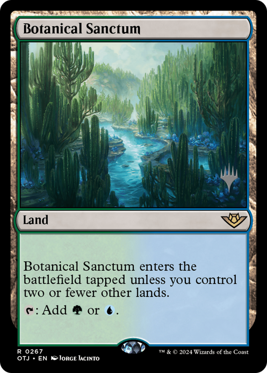 Botanical Sanctum (PPOTJ-267P) - [Outlaws of Thunder Junction Promos]