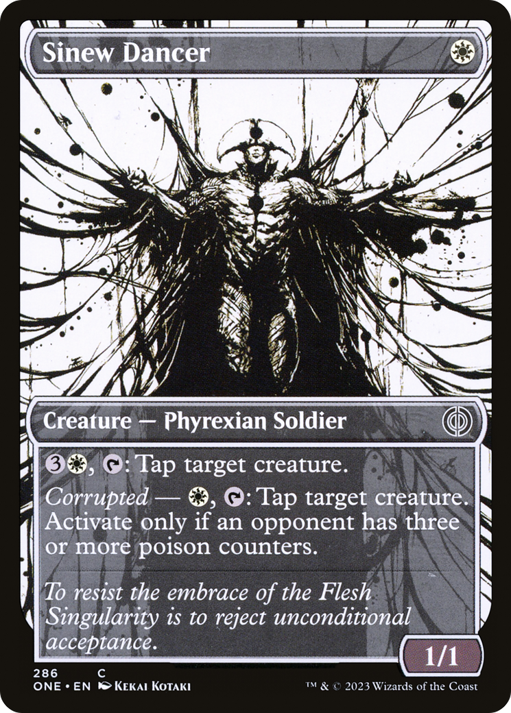Sinew Dancer (ONE-286) - [Phyrexia: All Will Be One]: (Showcase)
