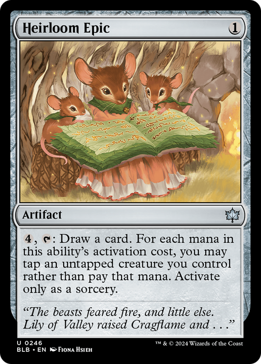Heirloom Epic (BLB-246) - [Bloomburrow] Foil