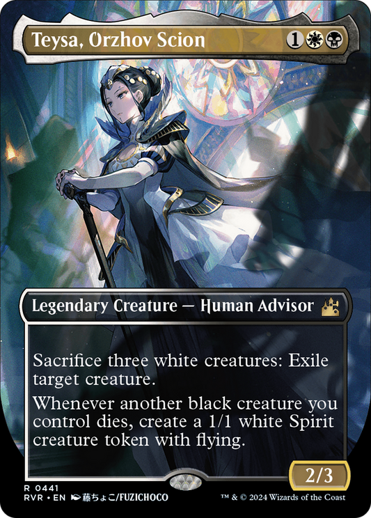 Teysa, Orzhov Scion (RVR-441) - [Ravnica Remastered] (Borderless) Foil