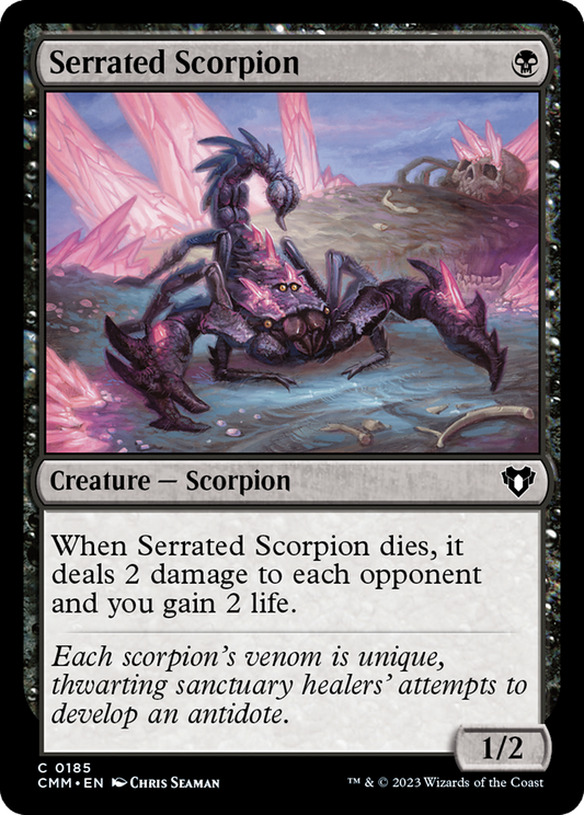 Serrated Scorpion (CMM-185) - [Commander Masters]