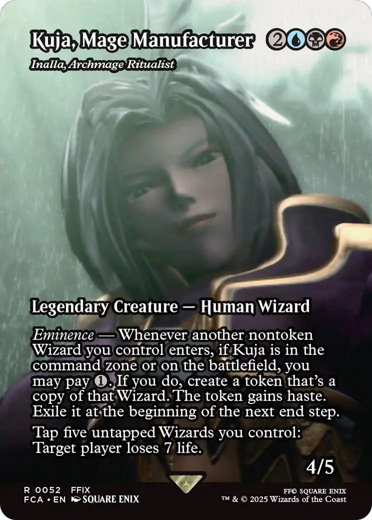 Inalla, Archmage Ritualist (FCA-052) - [FINAL FANTASY: Through the Ages] / Kuja, Mage Manufacturer (Borderless)