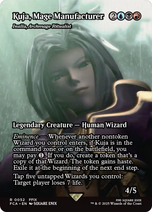 Inalla, Archmage Ritualist (FCA-052) - [FINAL FANTASY: Through the Ages] / Kuja, Mage Manufacturer (Borderless) Foil