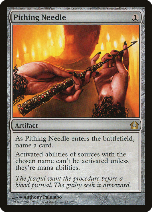 Pithing Needle (RTR-231) - [Return to Ravnica] Foil