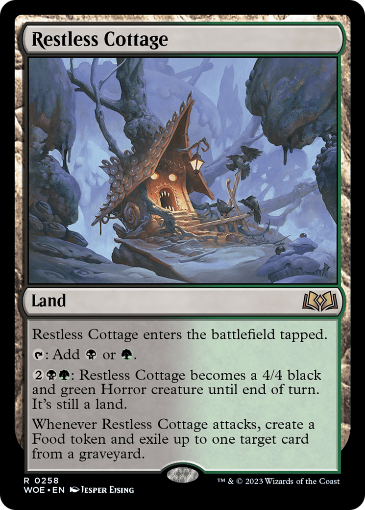 Restless Cottage (WOE-258) - [Wilds of Eldraine] Foil