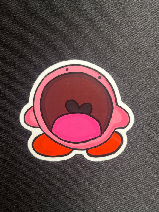 Kirby Open Mouth Sticker