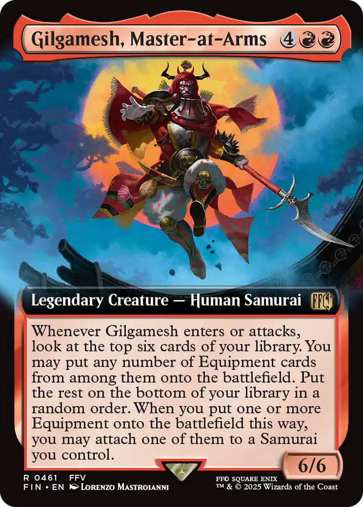 Gilgamesh, Master-at-Arms (FIN-461) - [FINAL FANTASY]: (Extended Art) Foil