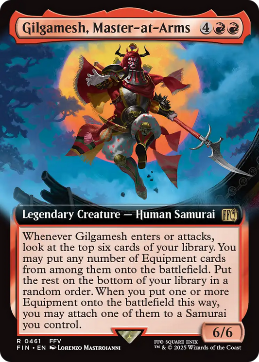 Gilgamesh, Master-at-Arms (FIN-461) - [FINAL FANTASY]: (Extended Art) Foil