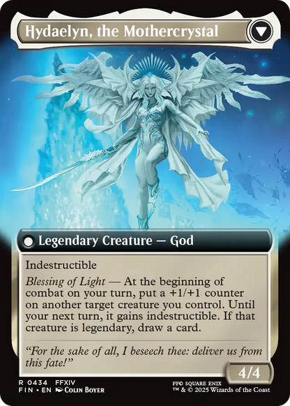 Venat, Heart of Hydaelyn // Hydaelyn, the Mothercrystal (FIN-434) - [FINAL FANTASY]: (Extended Art)
