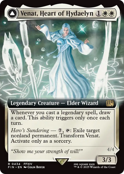 Venat, Heart of Hydaelyn // Hydaelyn, the Mothercrystal (FIN-434) - [FINAL FANTASY]: (Extended Art)