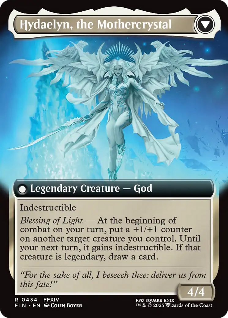 Venat, Heart of Hydaelyn // Hydaelyn, the Mothercrystal (FIN-434) - [FINAL FANTASY]: (Extended Art) Foil
