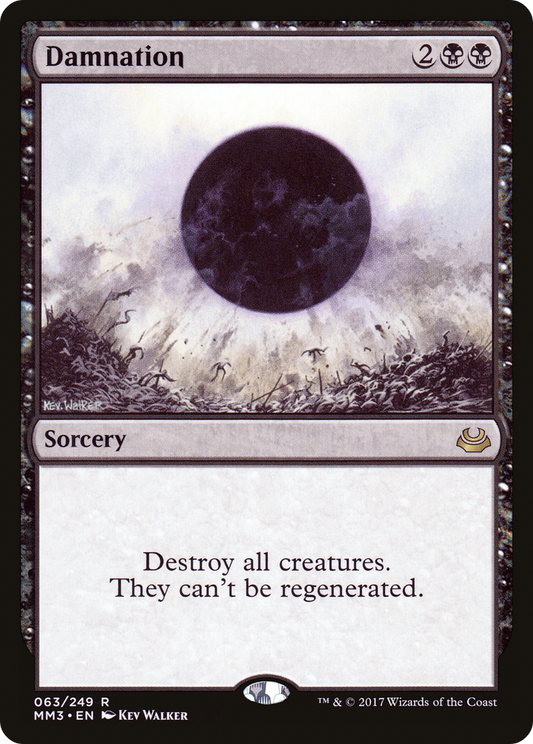 Damnation (MM3-063) - [Modern Masters 2017] Foil