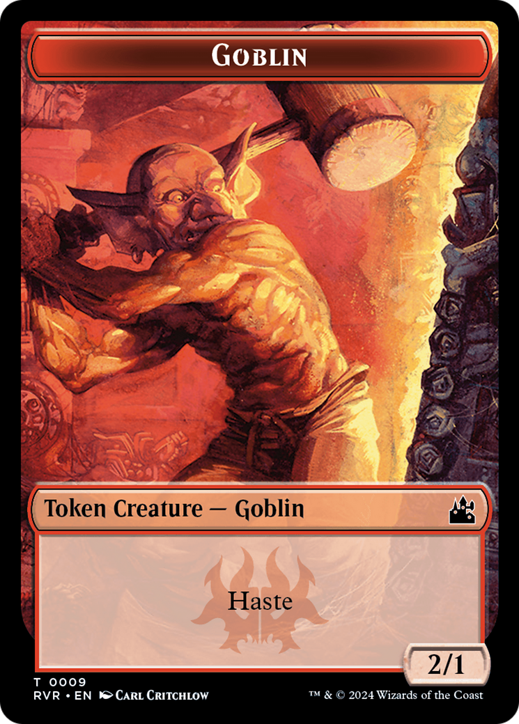 Goblin (TRVR-009) - [Ravnica Remastered Tokens] Foil