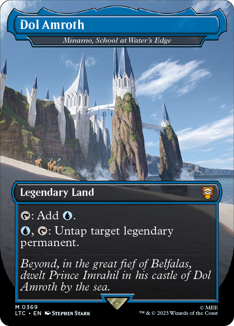 Minamo, School at Water's Edge (LTC-369) - [Tales of Middle-earth Commander] / Dol Amroth (Borderless) Foil