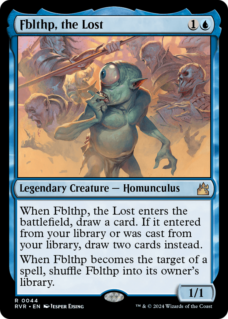 Fblthp, the Lost (RVR-044) - [Ravnica Remastered] Foil