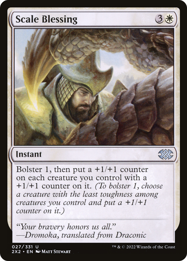 Scale Blessing (2X2-027) - [Double Masters 2022] Foil