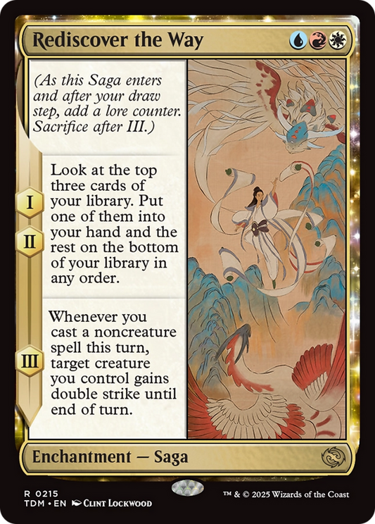 Rediscover the Way (TDM-215) - [Tarkir: Dragonstorm]: (enchantment)