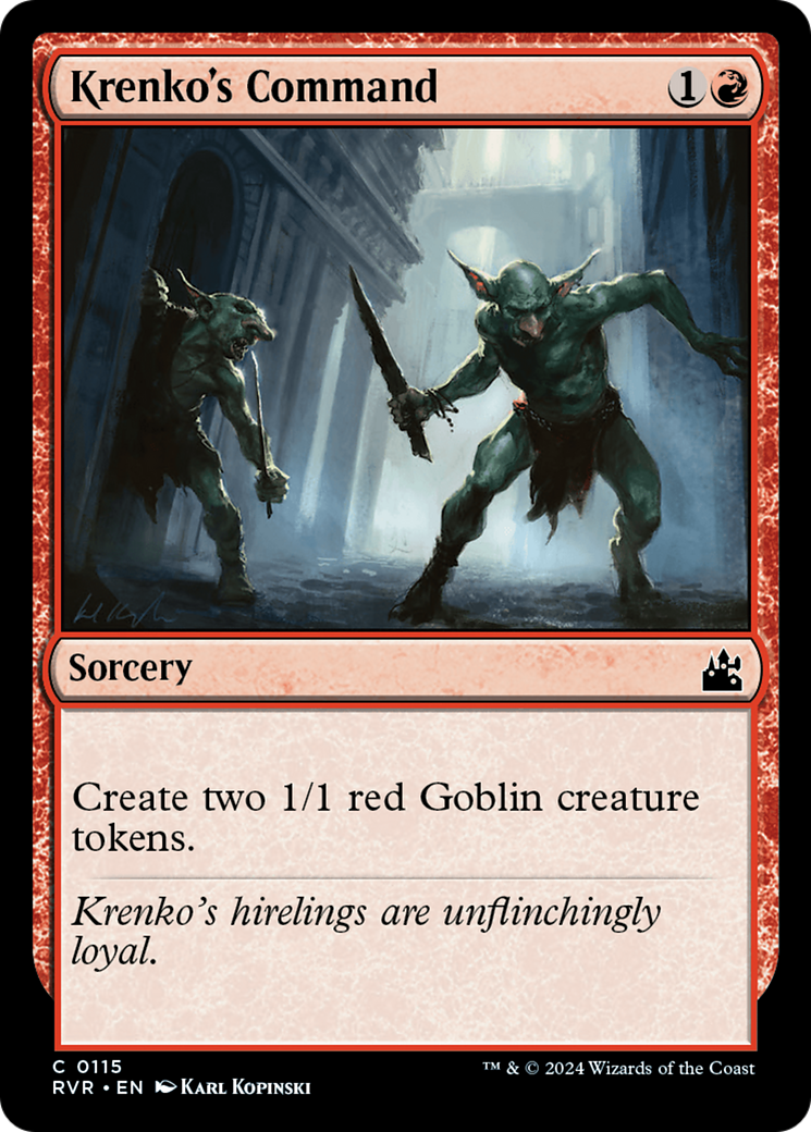Krenko's Command (RVR-115) - [Ravnica Remastered]