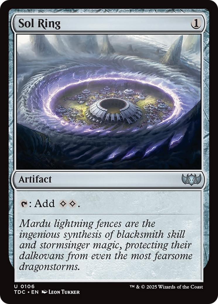 Sol Ring (TDC-106) - [Commander: Tarkir: Dragonstorm]