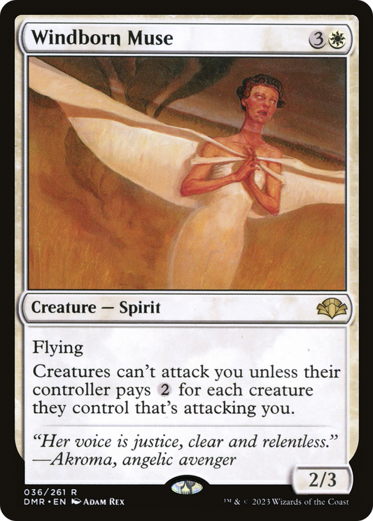 Windborn Muse (DMR-036) - [Dominaria Remastered]
