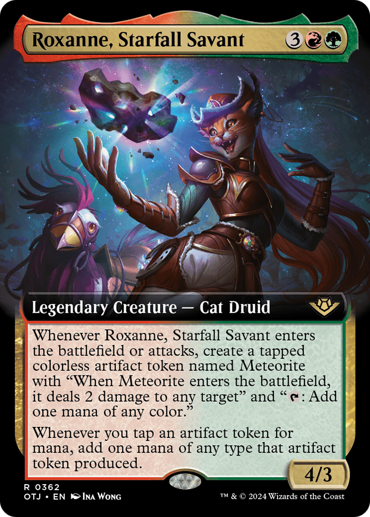 Roxanne, Starfall Savant (OTJ-362) - [Outlaws of Thunder Junction]: (Extended Art) Foil